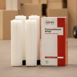 Hand Stretch Wrap clear pallet wrap blown hand stretch film 500mm x 450m x 20um