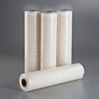clear pallet wrap blown hand stretch film 500mm x 450m x 20um clear pallet wrap blown hand stretch film 500mm x 450m x 20um