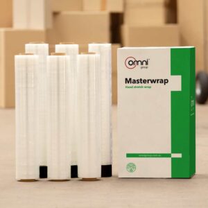 Hand Stretch Wrap masterwrap? 25 hand pallet wrap clear cast stretch film 500mm x 290m