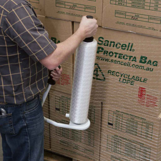 knitted pallet netting hand stretch wrap 500mm x 500m white knitted pallet netting hand stretch wrap 500mm x 500m white