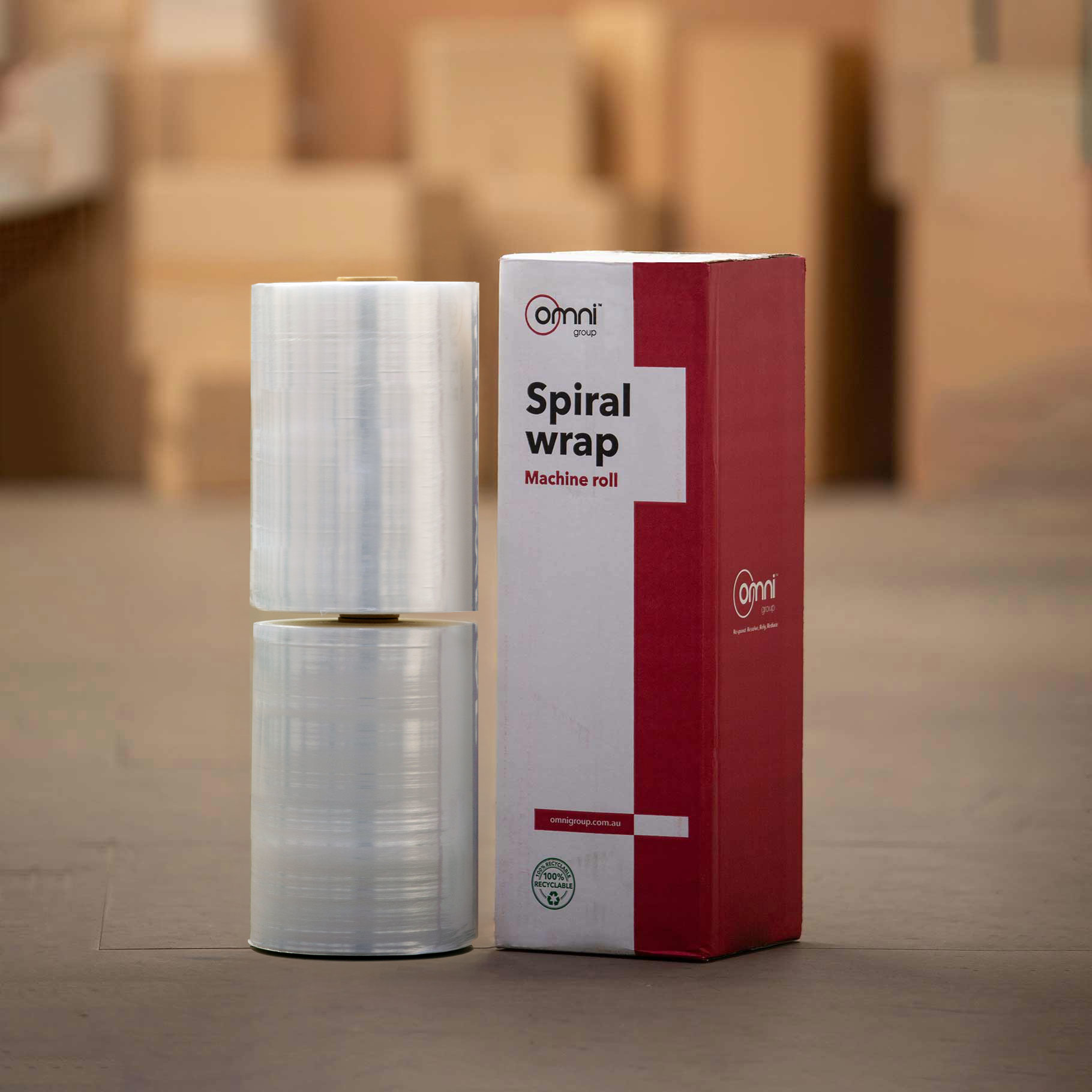 spiral wrap 25 orbital machine stretch wrap clear 250mm x 1500m spiral wrap 25 orbital machine stretch wrap clear 250mm x 1500m