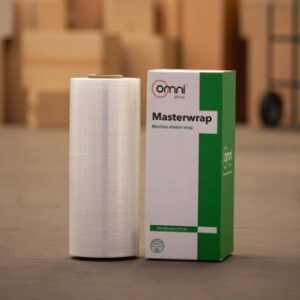 Machine Stretch Wrap masterwrap? 20 wide machine pallet wrap clear cast stretch film 750mm x 1780m