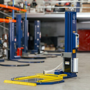 Pallet wrappers base pallet wrapper with supercut? | power pre stretch system